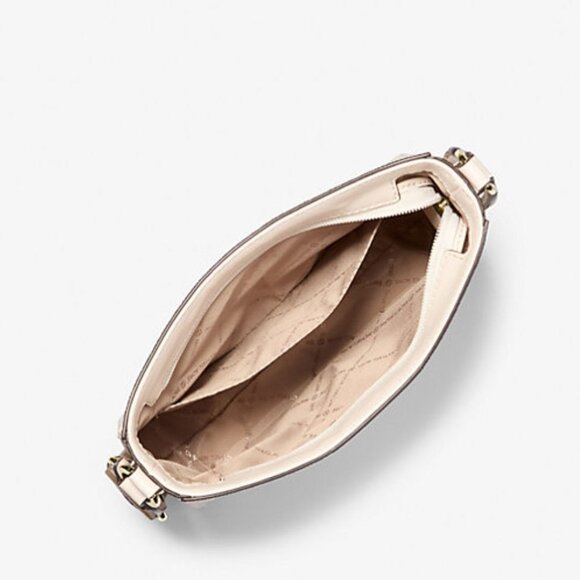 NEW Michael Kors Jet Set Travel Small Messenger Crossbody Bag Pale Gold Purse - Picture 5 of 7